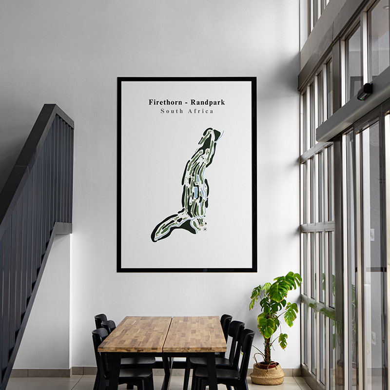Firethorn Randpark golf course print