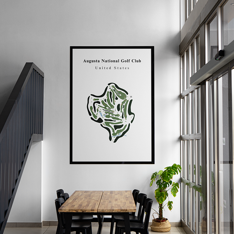 augusta national golf club golf course print fairway prints