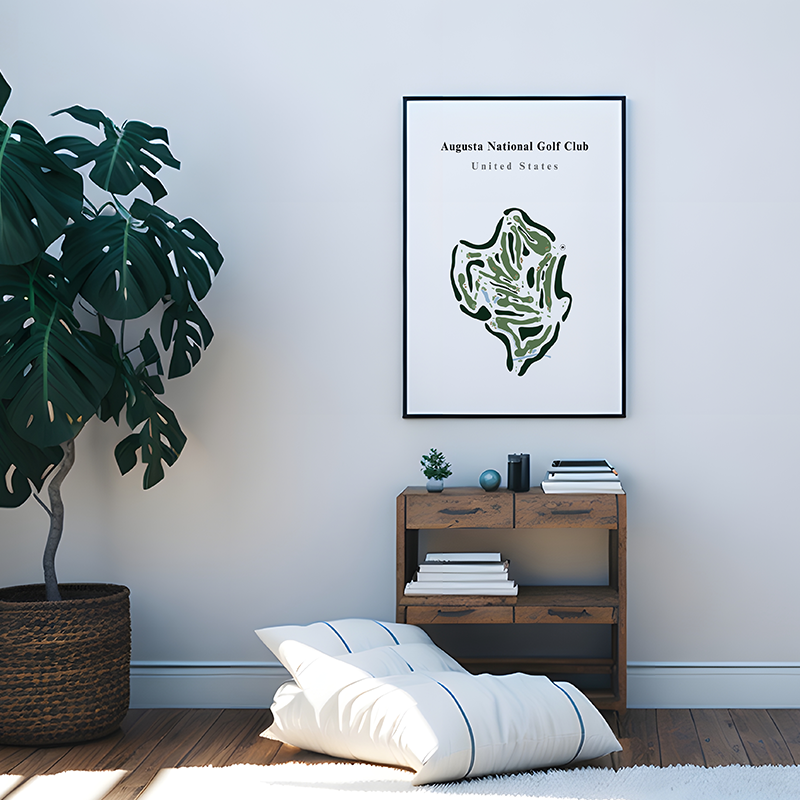 augusta national golf club golf course print fairway prints