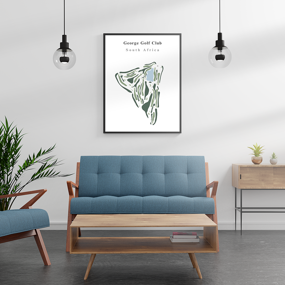 George Golf Club minimalist art