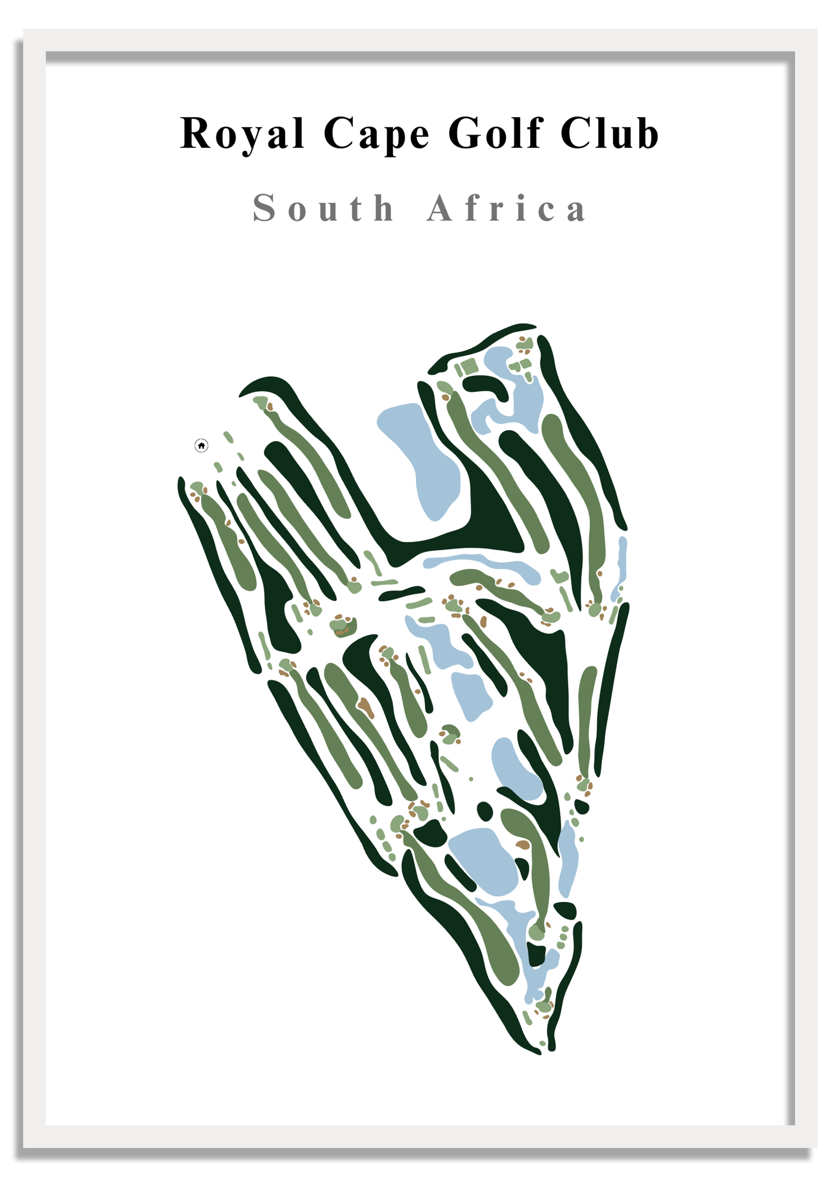 royal cape golf club fairway prints