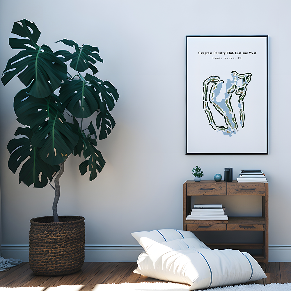sawgrass country club fairway golf prints