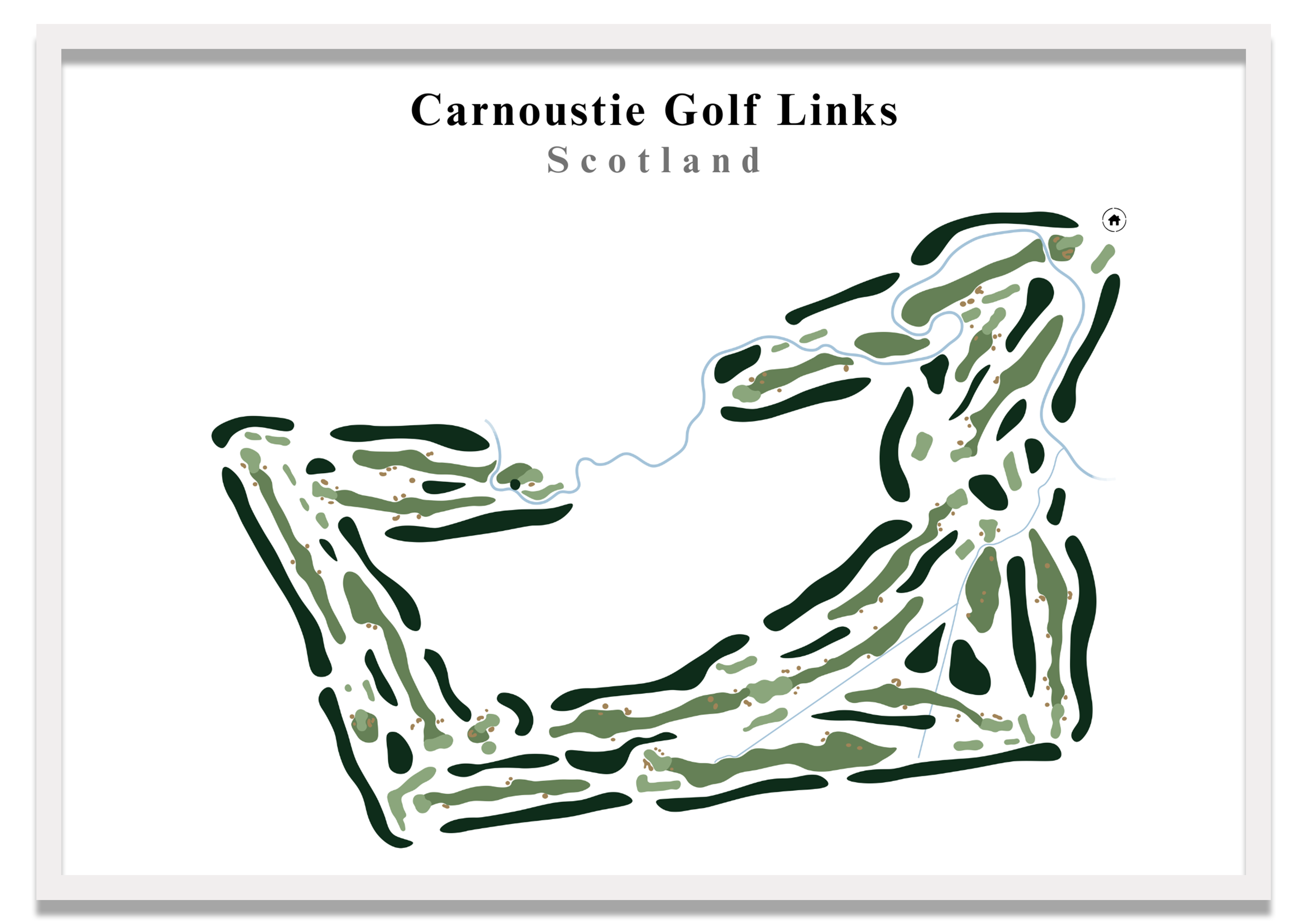 carnousite golf link fairway prints