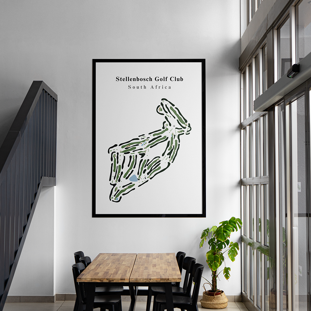 Stellenbosch Golf Club - South Africa Golf Course art print