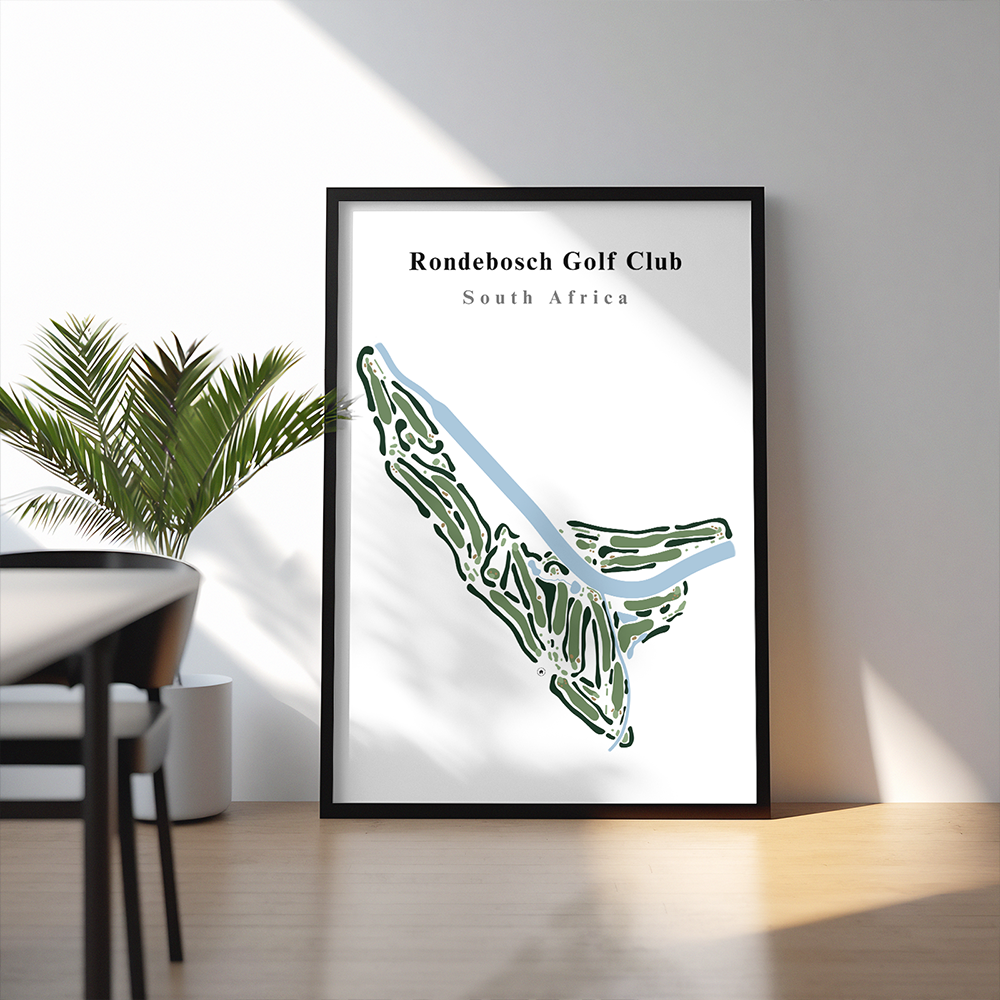 Rondebosch Golf Club - South Africa Golf Course Print – home decor artwork
