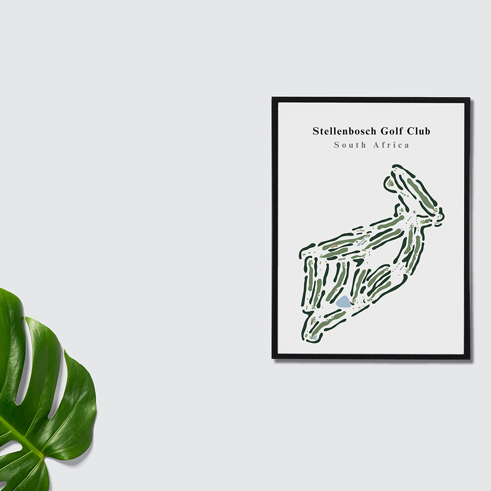 Stellenbosch Golf Club - South Africa Golf Course art print