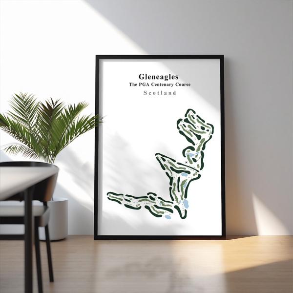 fairway prints golf gleneagles course club art