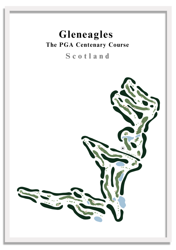 fairway prints golf gleneagles course club art