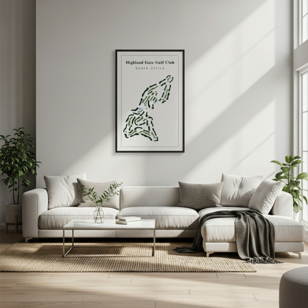 fairway prints golf highland Gatea golf club course club art