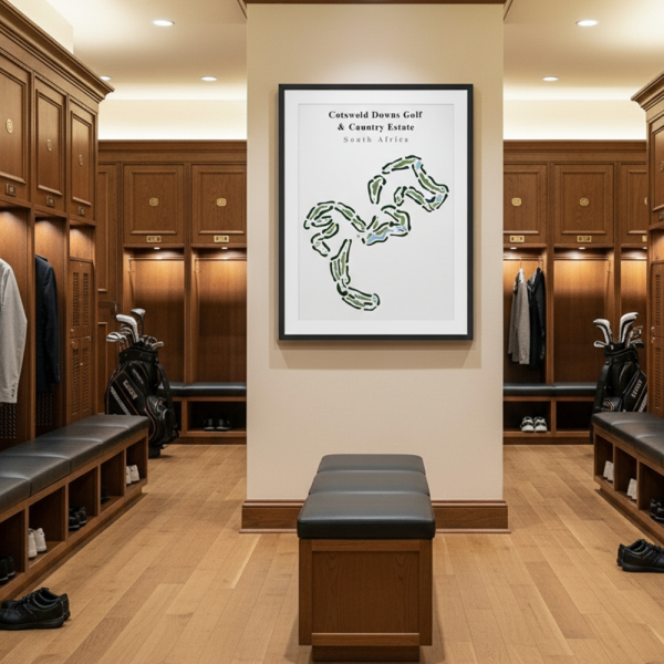 fairway prints golf the cotswold downs course club art