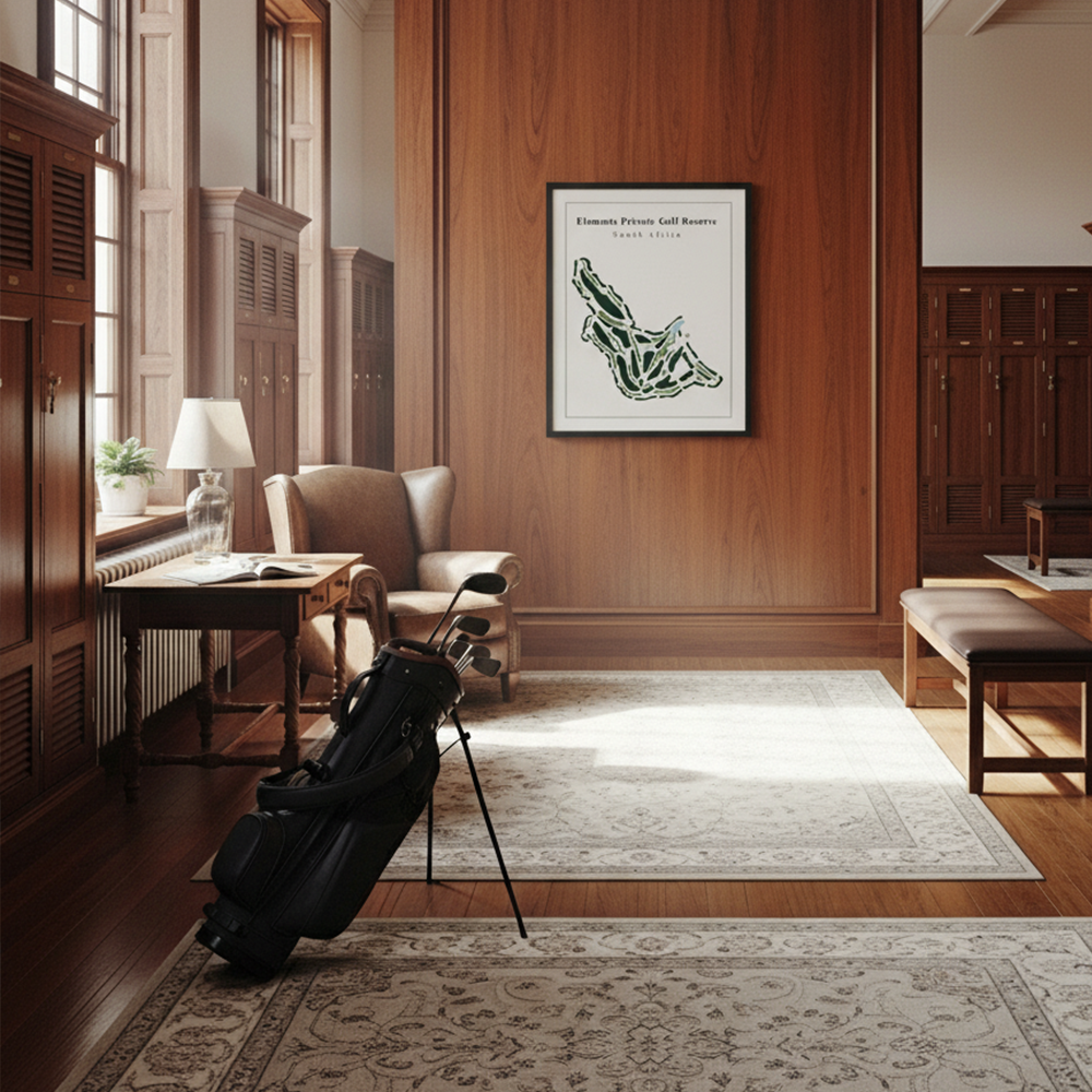 Elements Private Golf Reserve - South Africa Golf Course art print gallery style