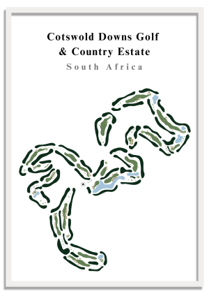 fairway prints golf the cotswold downs course club art