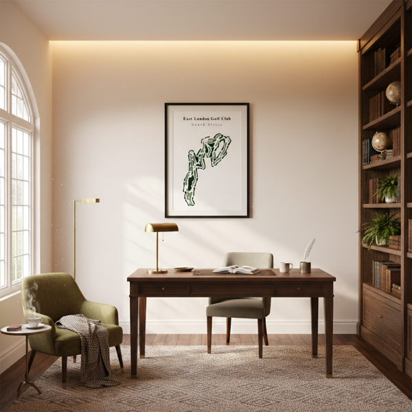 east London Golf Club fairway prints golf country club course club art