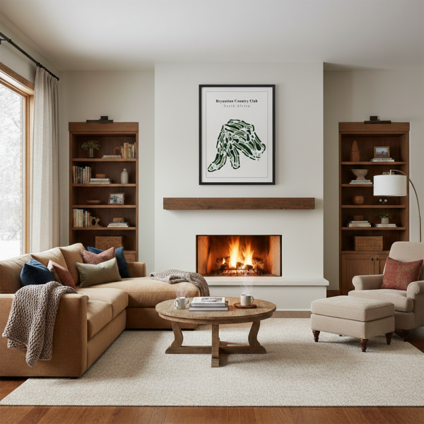 bryanston country Club fairway prints golf country club course club art