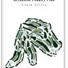 Bryanston-CC-1 Bryanston Country Club - South Africa – Minimalist Golf Course Print