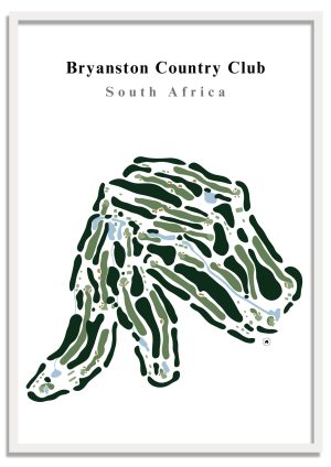 Bryanston-CC-1 Bryanston Country Club - South Africa – Minimalist Golf Course Print