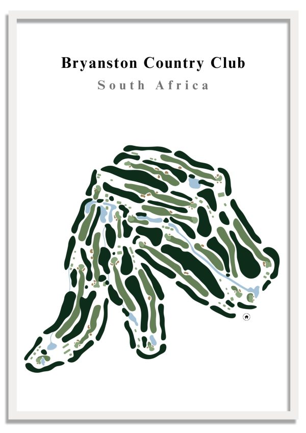 Bryanston-CC-1 Bryanston Country Club - South Africa – Minimalist Golf Course Print