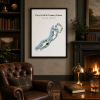 Parys Golf & Country Estate - South Africa Golf Course Print framed in modern living room