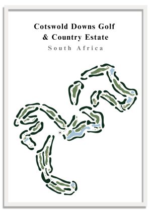 Cotswold-Downs fairway prints golf the cotswold downs course club art