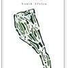 Durban Country Club - South Africa – Minimalist Golf Course Print