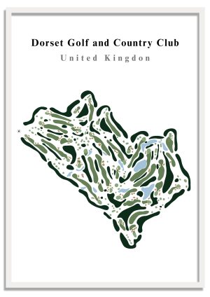 The Dorset Golf & Country Club - United Kingdom – Minimalist Golf Course Print