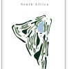 George-GC George Golf Club - South Africa – Minimalist Golf Course Print