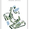 Hex-valley Hex Valley Golf Club - South Africa – Minimalist Golf Course Print