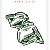 Humewood Golf Club - South Africa – Minimalist Golf Course Print
