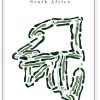 Irene Country Club - South Africa – Minimalist Golf Course Print