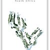 Montagu - Fancourt - South Africa – Minimalist Golf Course Print