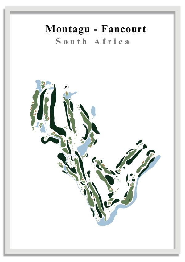 Montagu - Fancourt - South Africa – Minimalist Golf Course Print