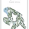 Mount Edgecombe - The Woods - South Africa – Minimalist Golf Course Print