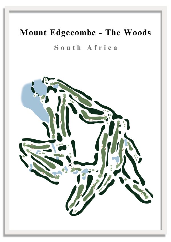 Mount Edgecombe - The Woods - South Africa – Minimalist Golf Course Print