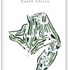 PCC Pretoria Country Club - South Africa – Minimalist Golf Course Print