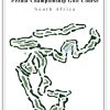 Pezula Championship Golf Course - South Africa – Minimalist Golf Course Print