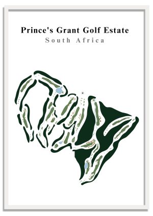 Prince's Grant Golf Estate - South Africa – Minimalist Golf Course Print