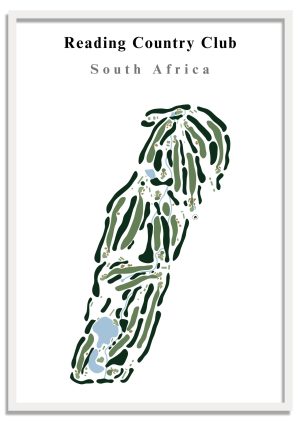 Reading Country Club - South Africa – Minimalist Golf Course Print