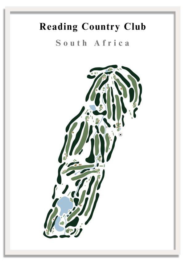 Reading-CC Reading Country Club - South Africa – Minimalist Golf Course Print