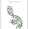 Simola Golf Estate - South Africa – Minimalist Golf Course Print