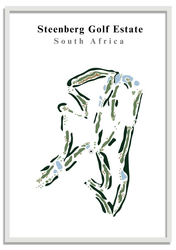 Steenberg Golf Estate - South Africa – Minimalist Golf Course Print