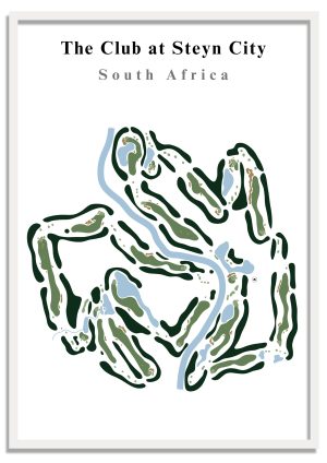 The Club at Steyn City - South Africa – Minimalist Golf Course Print