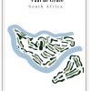 Vaal-de-Grace Vaal de Grace - South Africa – Minimalist Golf Course Print