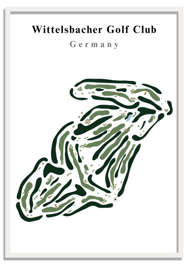 Wittelsbacher Golf Club - Germany – Minimalist Golf Course Print