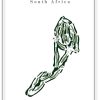 Zwartkop Country Club - South Africa – Minimalist Golf Course Print