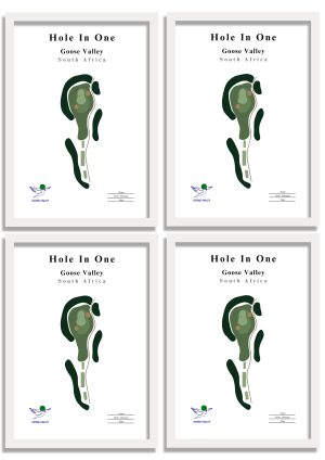 Hole In One – Minimalist Golf Course Print