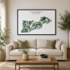 Country Club Johannesburg - South Africa – Minimalist Golf Course Print