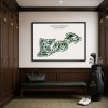Country Club Johannesburg - South Africa – Minimalist Golf Course Print