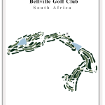 Bellville Bellville Golf Club - South Africa - Printed Golf Course