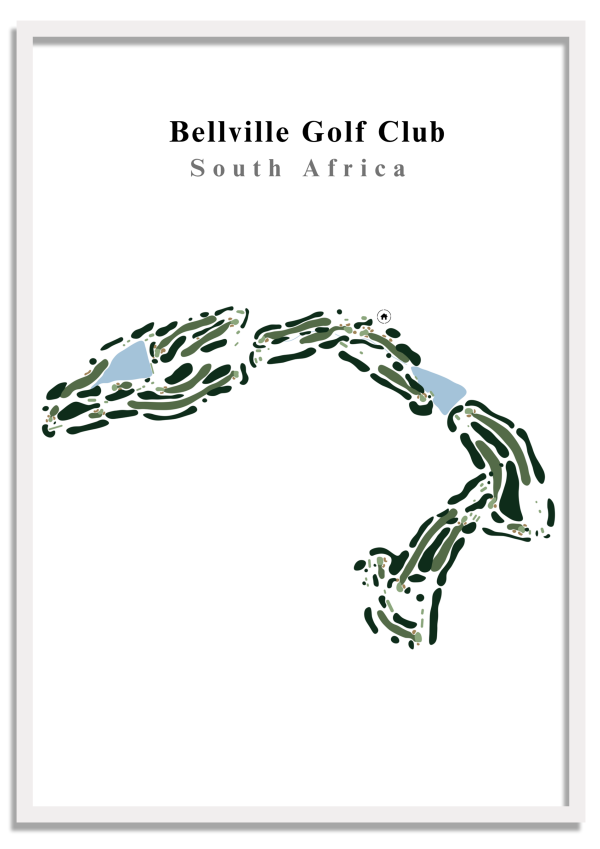 Bellville Bellville Golf Club - South Africa - Printed Golf Course