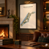 Milnerton Golf Club - South Africa – Minimalist Golf Course Print